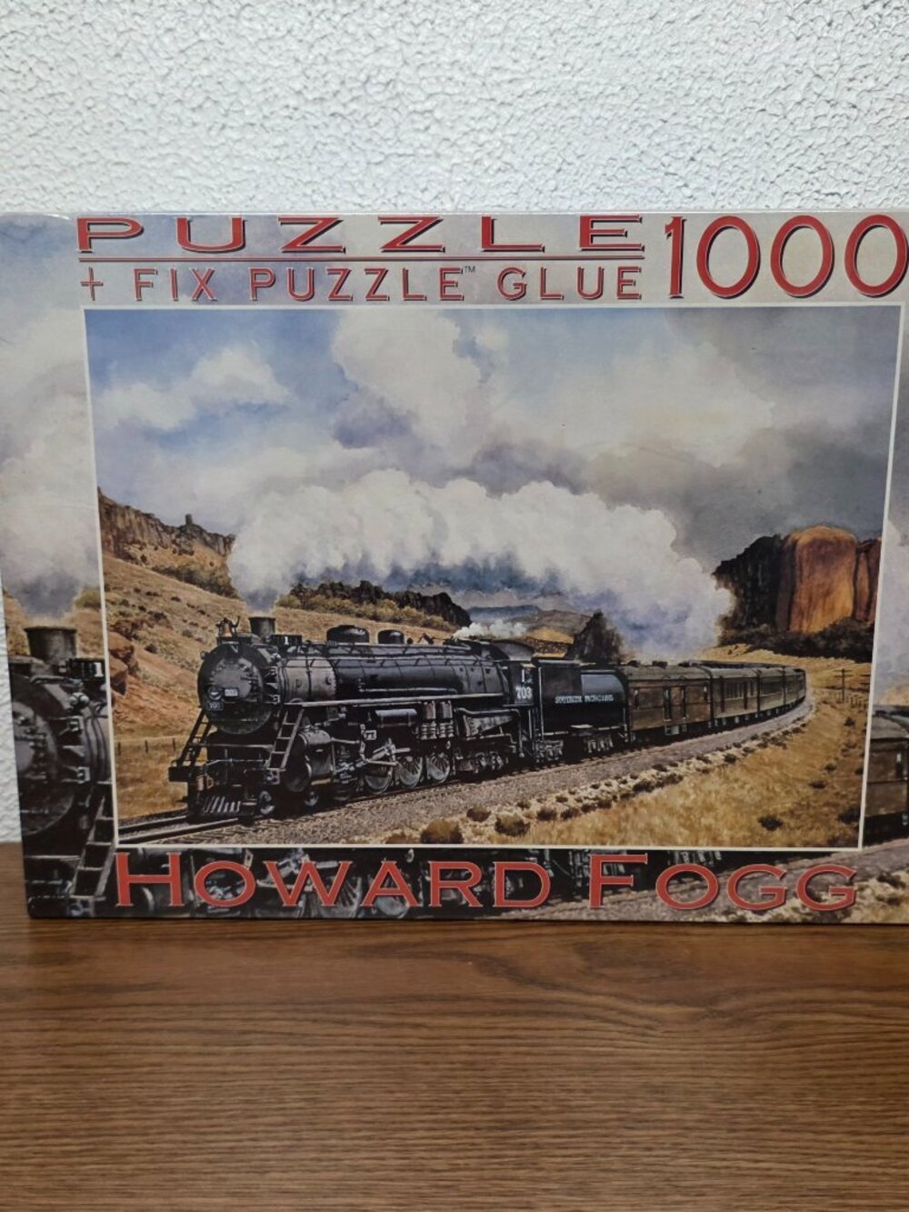 Vintage 1998 Jigsaw Puzzle Howard Fogg Texas Thoroughbred Train - New & Sealed